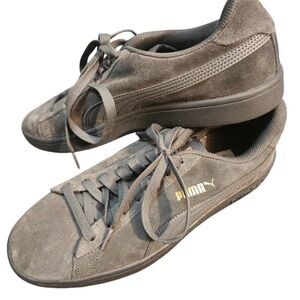 Puma Smash v2 Iron Gate Men's Gray Suede Sneakers US UK9.5 EUR 44